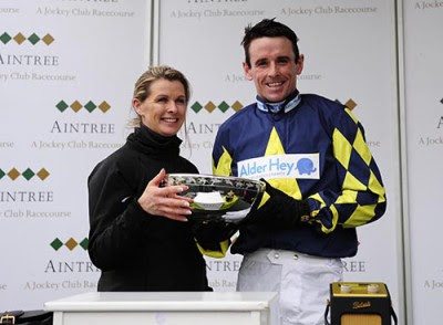 Jennie and Sean Quinlan at Aintree